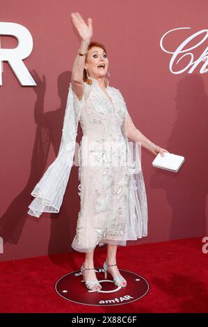 Sarah Ferguson bei der 30. AmfAR Gala Cannes im Rahmen des Festival de Cannes 2024 / 77. Internationale Filmfestspiele von Cannes im HÃ tel du Cap-Eden-Roc. Antibes. Cannes, 23.05.2024 *** Sarah Ferguson bei der amfAR Gala Cannes 30 im Rahmen des Festival de Cannes 2024 77 International Film Festival im HÃ tel du Cap Eden Roc Antibes Cannes, 23 05 2024 Foto:xD.xBedrosianx/xFuturexImagex amfar 4563 Stockfoto