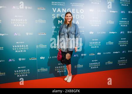 Mailand, Italien. Mai 2024. Mailand, der Fotoaufruf für die Veröffentlichung des Films Gospel nach Maria im Anteo Palazzo del Cinema. Auf dem Foto: Fiammetta Cicogna Credit: Independent Photo Agency/Alamy Live News Stockfoto