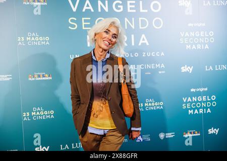 Mailand, Italien. Mai 2024. Mailand, der Fotoaufruf für die Veröffentlichung des Films Gospel nach Maria im Anteo Palazzo del Cinema. Auf dem Foto: Paola Marella Credit: Independent Photo Agency/Alamy Live News Stockfoto