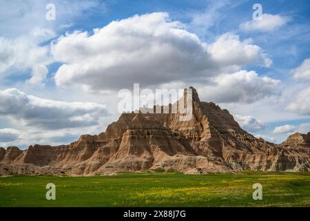 Badlands Nationalpark, South Dakota Stockfoto