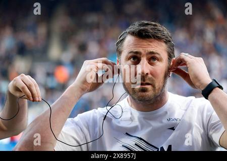 Bochum, Deutschland, 1. Fußball - BL, Abstieg, Hinspiel VFL Bochum : Fortuna Düsseldorf 0-3 am 23 05. 2024 im Vonovia Ruhrstadion in Bochum Trainer Heiko BUTSCHER (VFL) Foto: Norbert Schmidt, Düsseldorf Stockfoto