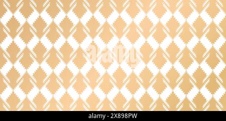Goldene und weiße geometrische Ornamente. Nahtloses Muster für Web, Textilien Tapeten, abstrakte Illustration Tapeten, Stoff, Textilien, Bucheinband Stock Vektor