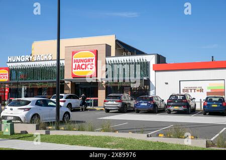 Hungry Jacks Burger and Take-away Food Restaurant in Brookvale, North Sydney, NSW, Australien Stockfoto