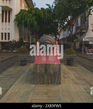 Jakarta, Indonesien - 7. Mai 2024. Die Form oder Geste der Hand bringt Glück oder warnt vor Übel. Stockfoto