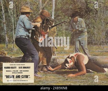 Bonnie und Clyde (Warner Brothers, 1967) mit Warren Beatty und Faye Dunaway. Arthur Penns meisterhaftes kriminelles Drama. Stockfoto