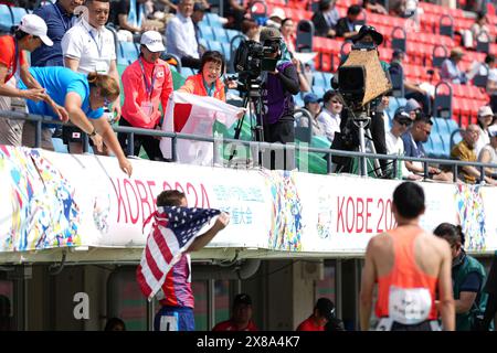 Hyogo, Japan. Mai 2024. Akemi Masuda Athletics : Kobe 2024 Para Athletics World Championships Männer's 1500m T20 Finale im Kobe Universiade Memorial Stadium in Hyogo, Japan . Quelle: AFLO SPORT/Alamy Live News Stockfoto