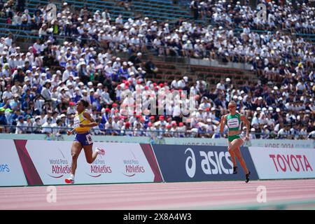 Hyogo, Japan. Mai 2024. Allgemeine Ansicht Leichtathletik : Kobe 2024 Para Leichtathletik Weltmeisterschaften Frauen 400m T13 Hitze im Kobe Universiade Memorial Stadium in Hyogo, Japan . Quelle: AFLO SPORT/Alamy Live News Stockfoto