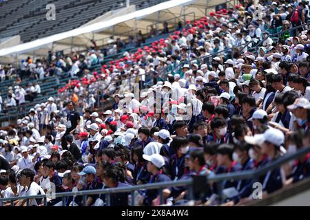 Hyogo, Japan. Mai 2024. Allgemeine Ansicht Leichtathletik : Kobe 2024 Para Leichtathletik Weltmeisterschaften Frauen 400m T13 Hitze im Kobe Universiade Memorial Stadium in Hyogo, Japan . Quelle: AFLO SPORT/Alamy Live News Stockfoto