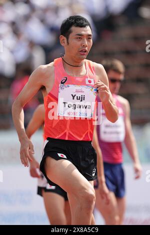 Hyogo, Japan. Mai 2024. Yuji Togawa (JPN) Leichtathletik : Kobe 2024 Para Leichtathletik Weltmeisterschaften Männer 1500 m T20 Finale im Kobe Universiade Memorial Stadium in Hyogo, Japan . Quelle: AFLO SPORT/Alamy Live News Stockfoto