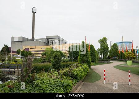 Wunderland Kalkar, Vergnügungspark, ehemaliges Kernkraftwerk, Kalkar, Niederrhein, Nordrhein-Westfalen, Deutschland, Europa Stockfoto