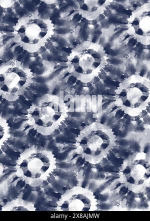 Abstraktes Hintergrunddesign im Shibori-Stil Stock Vektor