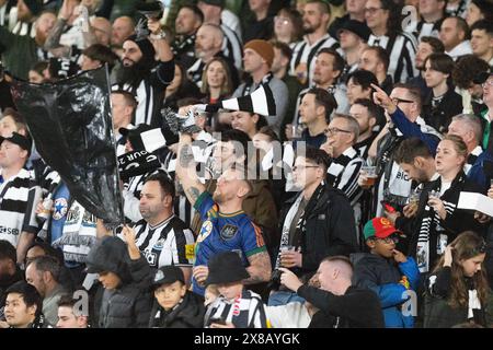 Melbourne, Victoria, Australien. Mai 2024. MELBOURNE, AUSTRALIEN – 24. MAI: Newcastle United vs A-League All Stars Men während der Global Football Week im Marvel Stadium am 24. Mai 2024 in Melbourne, Australien (Foto: © Chris Putnam/ZUMA Press Wire) NUR REDAKTIONELLE VERWENDUNG! Nicht für kommerzielle ZWECKE! Quelle: ZUMA Press, Inc./Alamy Live News Stockfoto