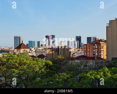 Stadtbild. Hospitalet del Llobregat, Provinz Barcelona, Katalonien, Spanien. Stockfoto