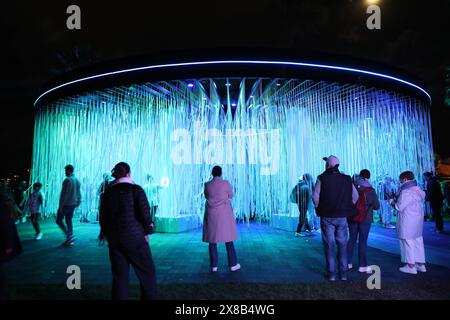 Sydney, Australien. Mai 2024. Vivid Sydney beginnt und läuft vom 24. Mai bis 15. Juni 2024. Richard Milnes/Alamy Live News Stockfoto