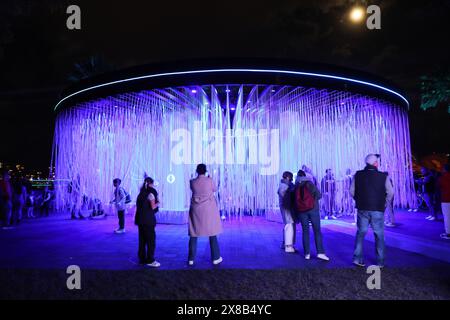 Sydney, Australien. Mai 2024. Vivid Sydney beginnt und läuft vom 24. Mai bis 15. Juni 2024. Richard Milnes/Alamy Live News Stockfoto