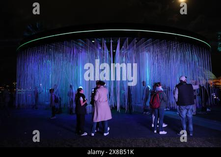 Sydney, Australien. Mai 2024. Vivid Sydney beginnt und läuft vom 24. Mai bis 15. Juni 2024. Richard Milnes/Alamy Live News Stockfoto