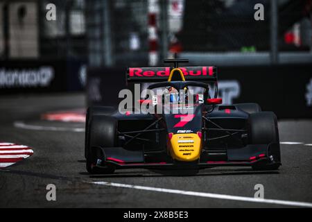 07 TRAMNITZ Tim (ger), MP Motorsport, Dallara F3 2019, Action während der 4. Runde der FIA Formel-3-Meisterschaft 2024 vom 23. Bis 26. Mai 2024 auf dem Circuit de Monaco, in Monaco - Foto Eric Alonso / DPPI Stockfoto
