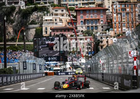 07 TRAMNITZ Tim (ger), MP Motorsport, Dallara F3 2019, Action während der 4. Runde der FIA Formel-3-Meisterschaft 2024 vom 23. Bis 26. Mai 2024 auf dem Circuit de Monaco, in Monaco - Foto Eric Alonso / DPPI Stockfoto