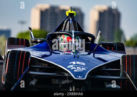 18 DARUVALA Jehan (ind), Maserati MSG Racing, Maserati Tipo Folgore, Aktion während des Shanghai ePrix 2024, 8. Treffens der ABB FIA Formel E Weltmeisterschaft 2023-24, auf dem Shanghai International Circuit vom 24. Bis 26. Mai 2024 in Shanghai, China - Foto Julien Delfosse / DPPI Stockfoto