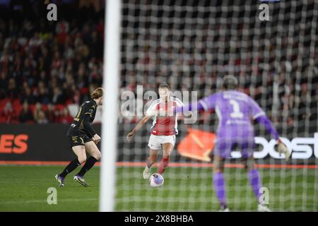 MELBOURNE, AUSTRALIEN. 24. Mai 2024. Im Bild: Caitlin Foord of Arsenal während der Global Football Week Freundschaft zwischen dem englischen Verein Arsenal WFC und den australischen ALeague Allstars im Marvel Stadium in Melbourne, Australien. Quelle: Karl Phillipson/Alamy Live News Stockfoto