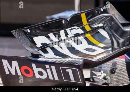 Red Bull Racing RB20, mechanische Details, Heckflügel während des Formel 1 Grand Prix de, Monaco. , . Formel-1-Weltmeisterschaft vom 23. Bis 26. Mai 2024 auf dem Circuit de Monaco, in Monaco - Foto Eric Alonso/DPPI Credit: DPPI Media/Alamy Live News Stockfoto