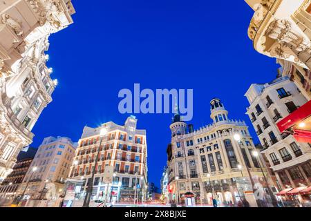 Plaza de Canalejas, Madrid, Spanien Stockfoto