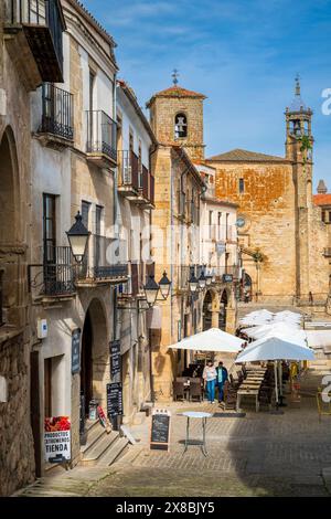 Plaza Mayor, Trujillo, Extremadura, Spanien Stockfoto