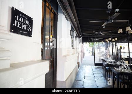 Lo de Jesus Steakhouse Restaurant Parrilla bodegon in Palermo Soho, Buenos Aires, Argentinien. Stockfoto