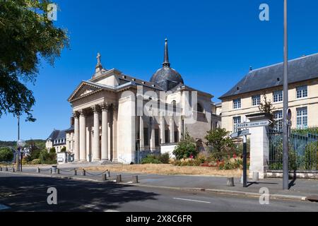 Rouen, Frankreich - 07. August 2020: Die Kirche Sainte-Madeleine ist eine Kirche, die in der zweiten Hälfte des 18. Jahrhunderts erbaut wurde und als histo klassifiziert ist Stockfoto