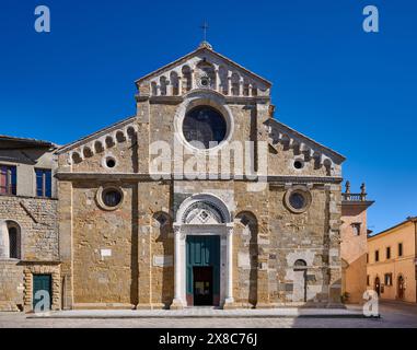 Kathedrale von Volterra, der Himmelfahrt der Jungfrau gewidmet, Cattedrale di Santa Maria Assunta, Volterra, Toskana, Italien Stockfoto