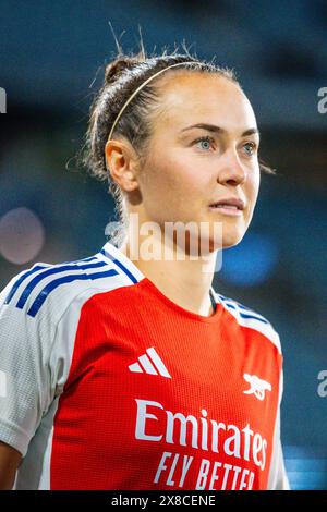 Melbourne, Victoria, Australien. Mai 2024. MELBOURNE, AUSTRALIEN – 24. MAI: Caitlin Foord des Arsenal Women FC, nachdem er das A-League All Stars Women Team während der Global Football Week am 24. Mai 2024 im Marvel Stadium in Melbourne, Australien besiegt hatte (Foto: © Chris Putnam/ZUMA Press Wire) NUR ZUR REDAKTIONELLEN VERWENDUNG! Nicht für kommerzielle ZWECKE! Quelle: ZUMA Press, Inc./Alamy Live News Stockfoto