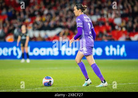 Melbourne, Victoria, Australien. Mai 2024. MELBOURNE, AUSTRALIEN – 24. MAI: Arsenal Women FC vs A-League All Stars Women während der Global Football Week am 24. Mai 2024 im Marvel Stadium in Melbourne, Australien (Foto: © Chris Putnam/ZUMA Press Wire) NUR REDAKTIONELLE VERWENDUNG! Nicht für kommerzielle ZWECKE! Quelle: ZUMA Press, Inc./Alamy Live News Stockfoto