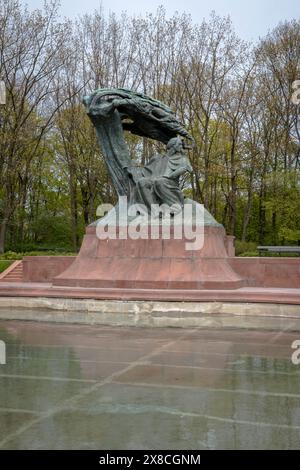Blick vom Łazienki Park in Warschau, Polen Stockfoto