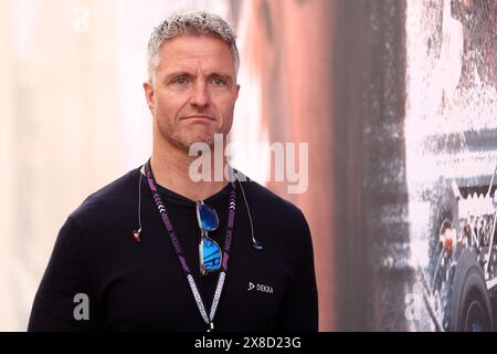 Monaco, Monaco. Mai 2024. Ehemaliger Fahrer Ralf Schumacher im Fahrerlager nach freiem Training 2 vor dem Formel 1 Grand Prix von Monaco am 24. Mai 2024 auf dem Circuit de Monaco in Monte-Carlo, Monaco. Quelle: Marco Canoniero/Alamy Live News Stockfoto