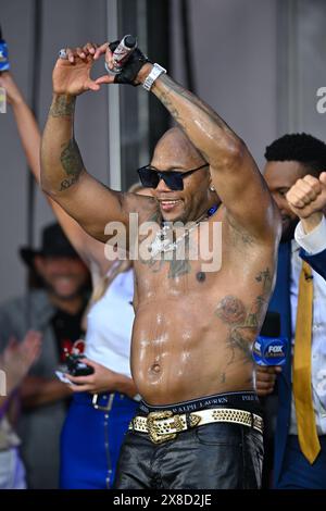 Flo Rida tritt in der Fox and Friends All American Concert Series am 24. Mai 2024 in New York auf. Stockfoto