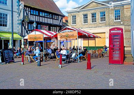 Market Place, Newark in Trent, Nottinghamshire, England Stockfoto