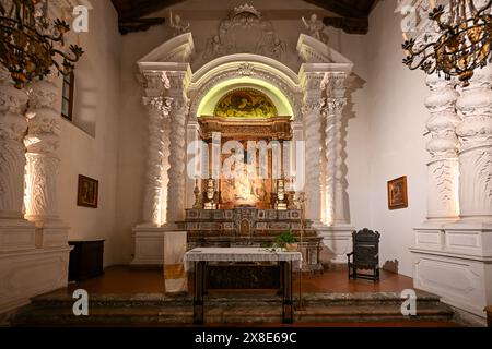 Kirche der Heiligen Katharina von Alexandria in der Stadt Taormina, Provinz Messina, Sizilien, Italien, Europa, EU Stockfoto