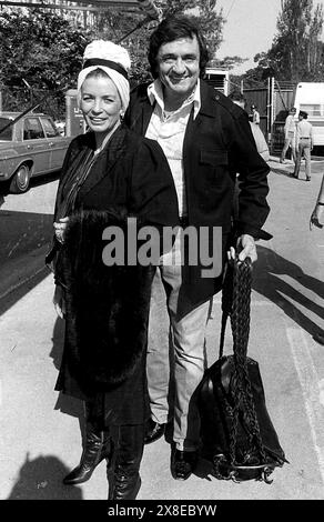 JOHNNY CASH UND EHEFRAU JUNE CARTER. ©JUDIE BURSTEIN/ JOHNYCASHRETRO(KREDITBILD: © JUDIE BURSTEIN/ZUMA WIRE) NUR REDAKTIONELLE VERWENDUNG! Nicht für kommerzielle ZWECKE! Stockfoto