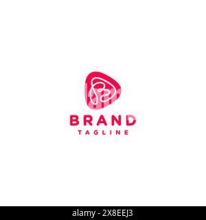 Weißes Logodesign Mit „Pudelhund Outline“. Pudelkontur in der Spieltaste. Stock Vektor