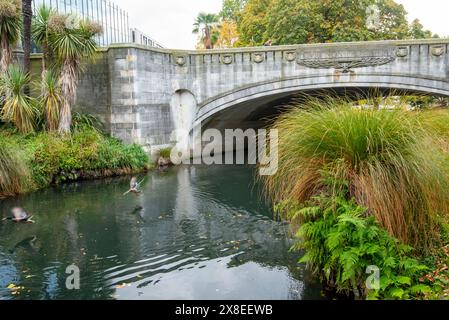 Bridge of Remembrance in Christchurch - Neuseeland Stockfoto