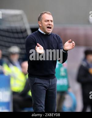 Trainer Hansi Hans Flick FC Bayern MŸnchen TSG Hoffenheim FC Bayern MŸnchen 1 Fussball Bundesliga Saison 2019 / 2020 DFL-Vorschriften verbieten die Verwendung von Fotos als Bildsequenzen und/oder Quasi-Video © diebilderwelt / Alamy Stock Stockfoto