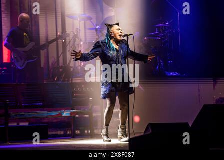 Loredana Bertè in Concerto al Teatro Colosseo di Torino il 24 Maggio 2024 - Foto di Luca Moschini Stockfoto