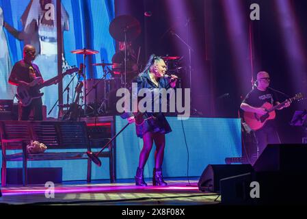 Loredana Bertè in Concerto al Teatro Colosseo di Torino il 24 Maggio 2024 - Foto di Luca Moschini Stockfoto