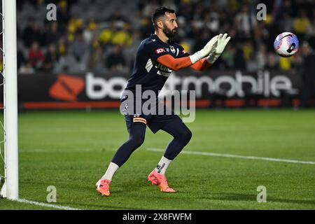 Mai 2024; Industree Group Stadium, Gosford, NSW, Australien: A-League Football, Finalserie, Grand Final, Central Coast Mariners versus Melbourne Victory; Credit: Action Plus Sports Images/Alamy Live News Stockfoto