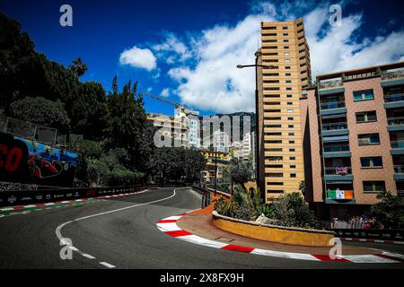 Monaco, Fürstentum Monaco. Mai 2024. Details zur Rennstrecke während des GP von Monaco, 23-26. Mai 2024 Montecarlo, Formel-1-Weltmeisterschaft 2024. Quelle: Unabhängige Fotoagentur/Alamy Live News Stockfoto