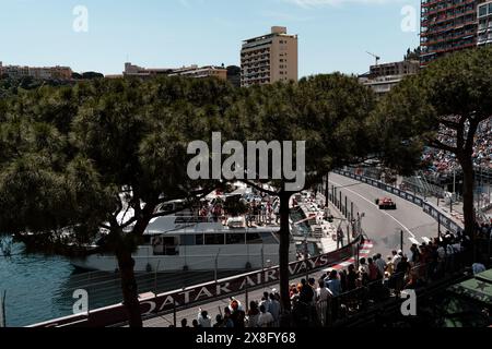 Monte Carlo, Monaco. Mai 2024. Foto von Thomas Maheux/SWpix.com - 25/05/2024 - Formel 1 - Grand Prix 2024 von Monaco - Monte Carlo, Monaco - Freies Training Scuderia Ferrari Credit: SWpix/Alamy Live News Stockfoto