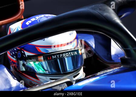 Monaco, Monte Carlo. Mai 2024. Logan Sargeant (USA) Williams Racing FW46. 25.05.2024. Formel-1-Weltmeisterschaft, Rd 8, Grand Prix Von Monaco, Monte Carlo, Monaco, Qualifizierender Tag. Das Foto sollte lauten: XPB/Alamy Live News. Stockfoto