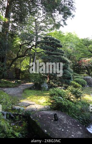 Mittlere Villa in Shugakuin Imperial Villa, Kyoto, Japan Stockfoto