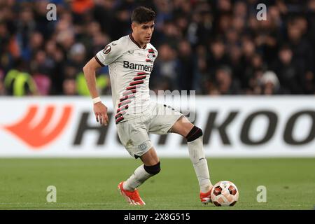 Dublin, Irland. Mai 2024. Piero Hincapie von Bayer Leverkusen während des Spiels der UEFA Europa League im Aviva Stadium in Dublin. Der Bildnachweis sollte lauten: Jonathan Moscrop/Sportimage Credit: Sportimage Ltd/Alamy Live News Stockfoto