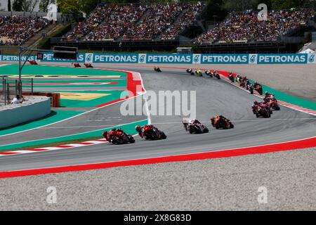 Circuit de Barcelona, Barcelona, Katalonien, Spanien. Mai 2024. 2024 MotoGP des Catalunya Qualifying Day; Start des Sprintrennens beim Catalunya MotoGP Credit: Action Plus Sports/Alamy Live News Stockfoto
